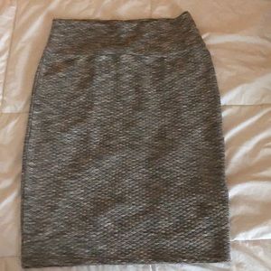 LulaRoe Gray Skirt